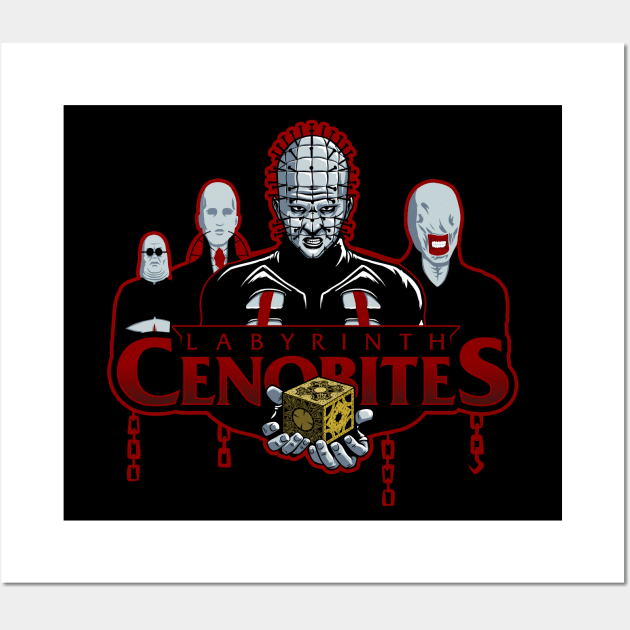 Labyrinth Cenobites - Sports Team Wall Art by Studio Mootant